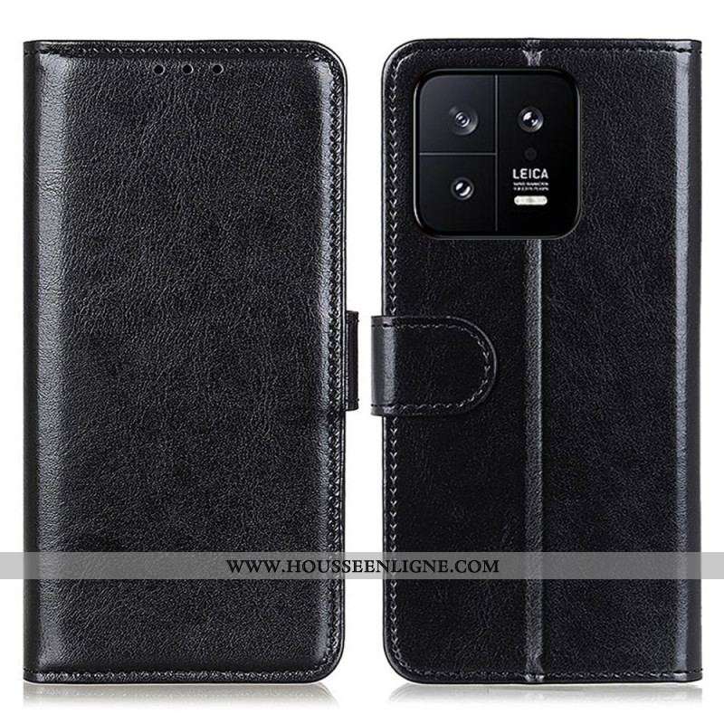 Housse Xiaomi 13 Simili Cuir Verni