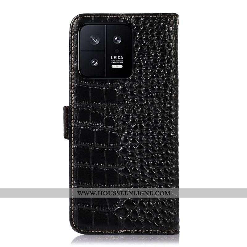 Housse Xiaomi 13 Style Crocodile RFID