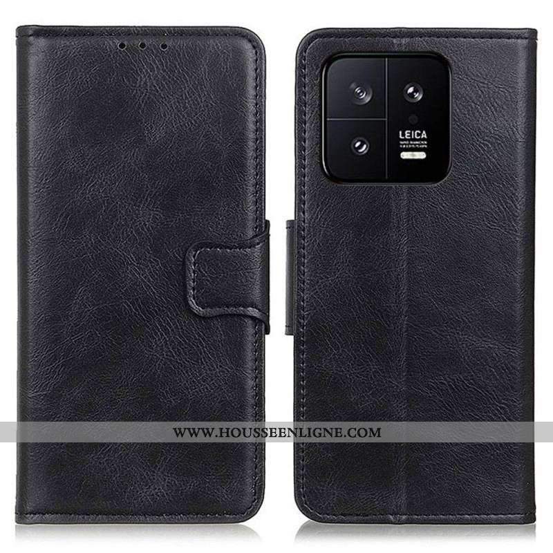 Housse Xiaomi 13 Style Cuir Fermoir Réversible