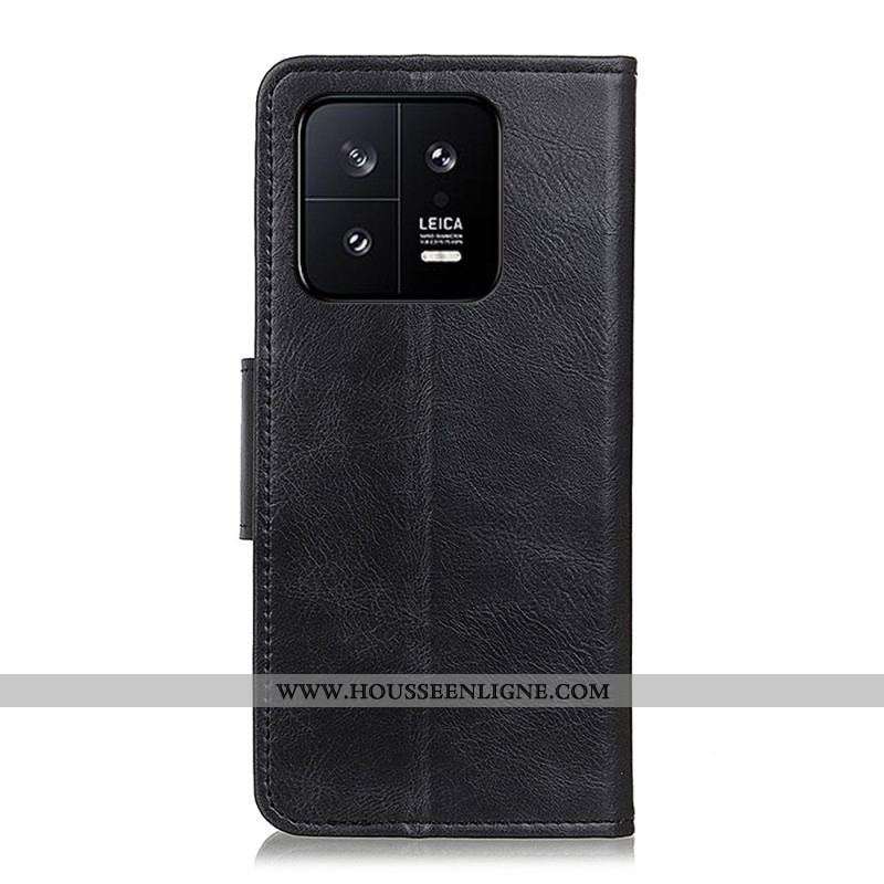 Housse Xiaomi 13 Style Cuir Fermoir Réversible