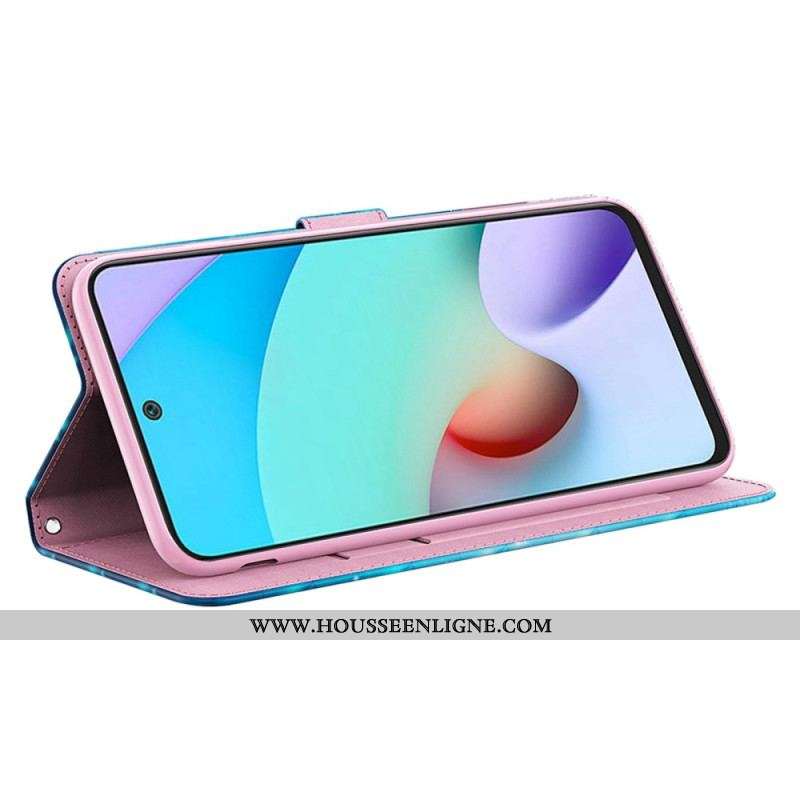 Housse Xiaomi Redmi A1 Papillons Bleus Volants