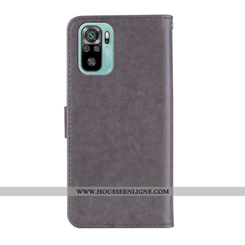 Housse Xiaomi Redmi Note 10/10S/Poco M5s Hibou Mandala et Breloque