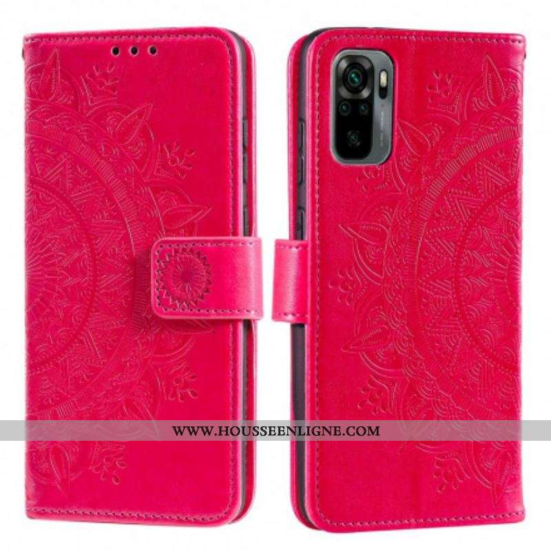 Housse Xiaomi Redmi Note 10/10S/Poco M5s Mandala Soleil