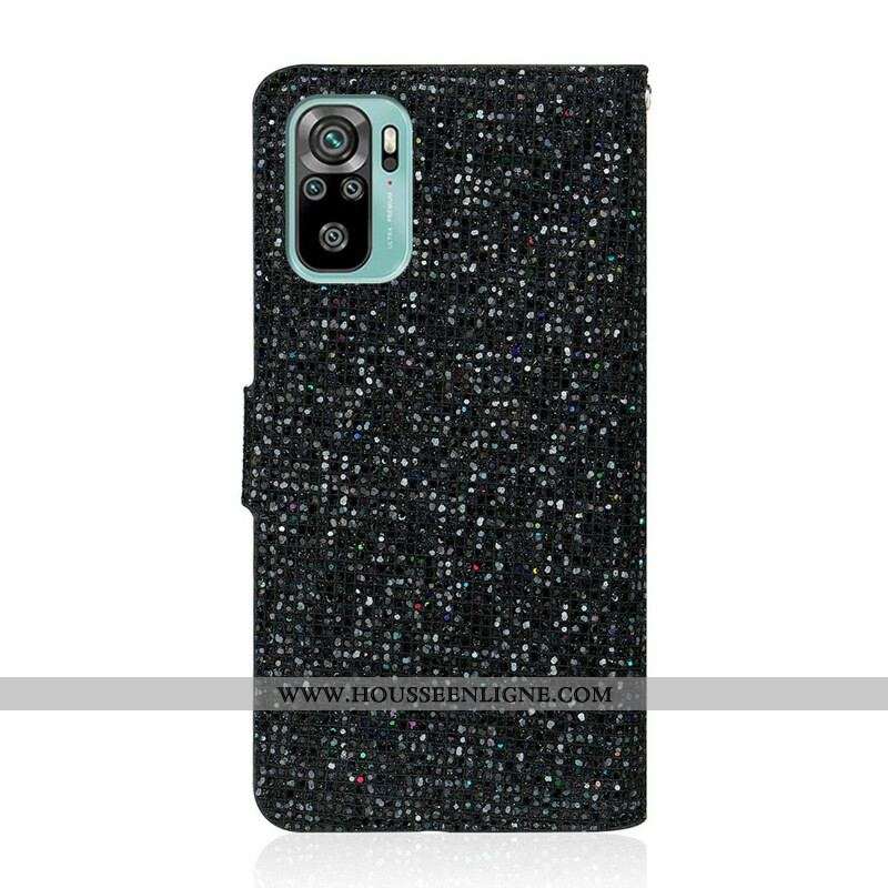 Housse Xiaomi Redmi Note 10/10S/Poco M5s Paillettes S Design