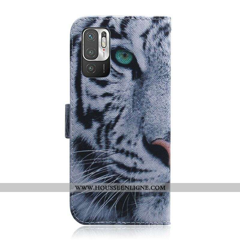 Housse Xiaomi Redmi Note 10 5G / Poco M3 Pro 5G Face de Tigre