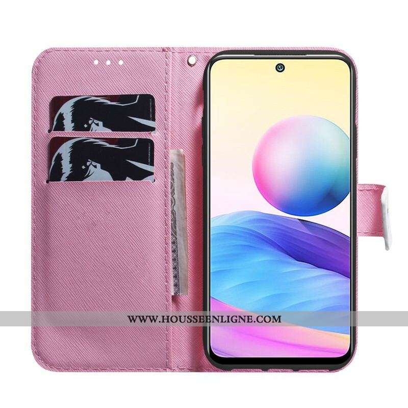 Housse Xiaomi Redmi Note 10 5G / Poco M3 Pro 5G Fleur Vieux Rose