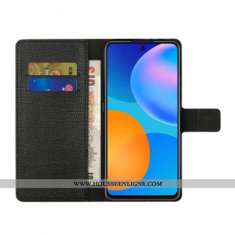 Housse Xiaomi Redmi Note 10 5G / Poco M3 Pro 5G Litchi Simple