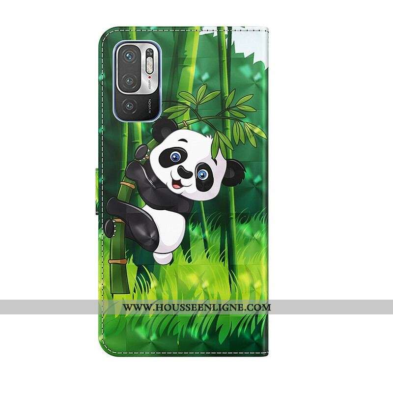 Housse Xiaomi Redmi Note 10 5G / Poco M3 Pro 5G Panda et Bambou