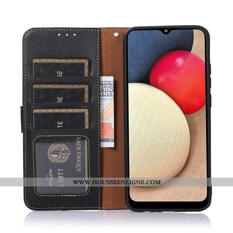 Housse Xiaomi Redmi Note 10 5G / Poco M3 Pro 5G Style Litchi RFID