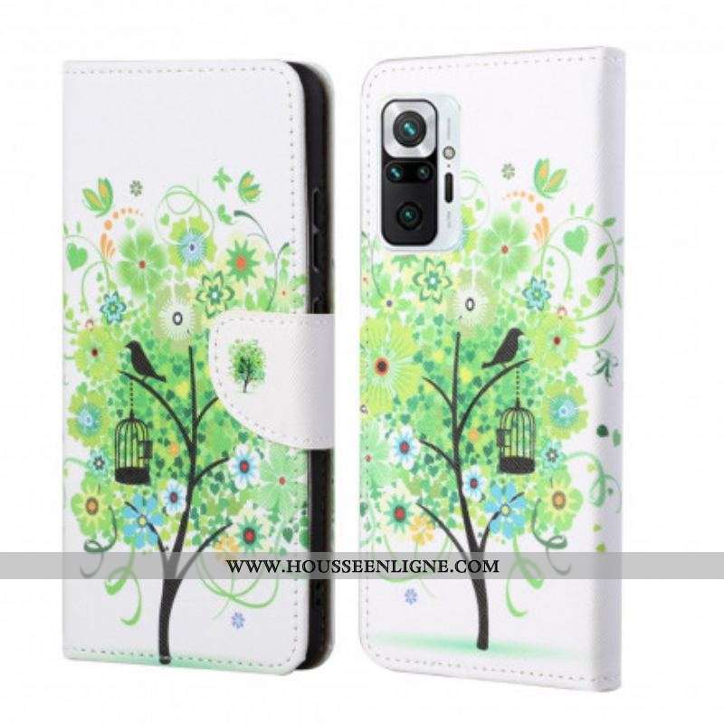 Housse Xiaomi Redmi Note 10 Pro Arbre Vert