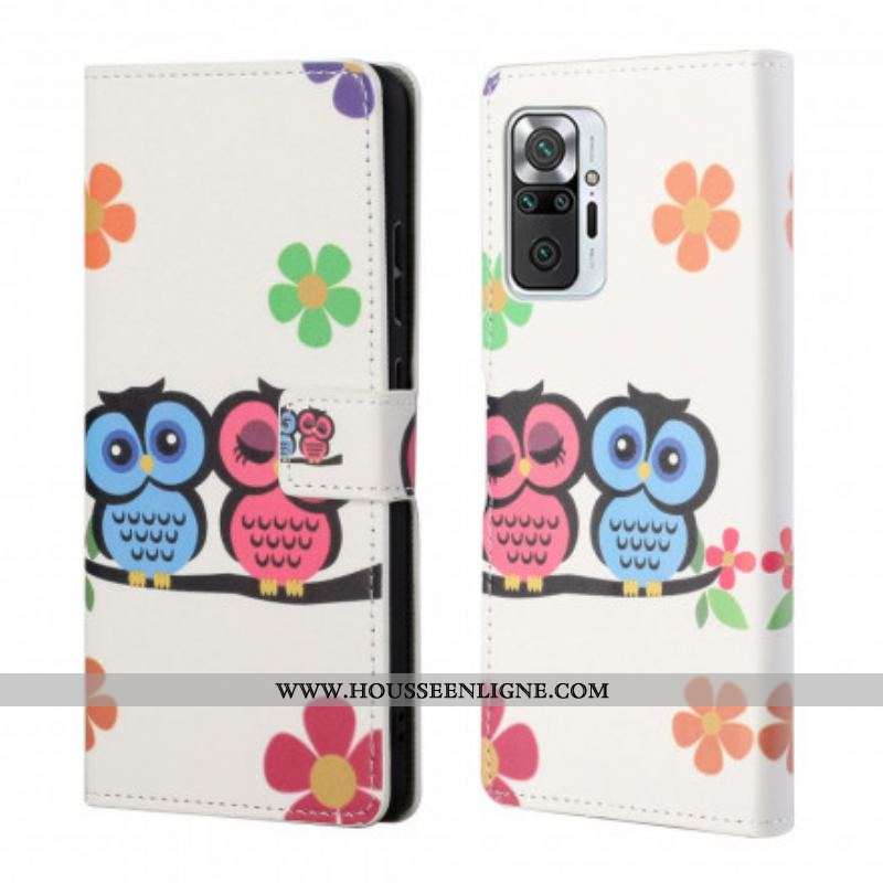 Housse Xiaomi Redmi Note 10 Pro Couple de Hiboux