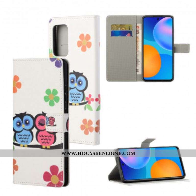 Housse Xiaomi Redmi Note 10 Pro Couple de Hiboux