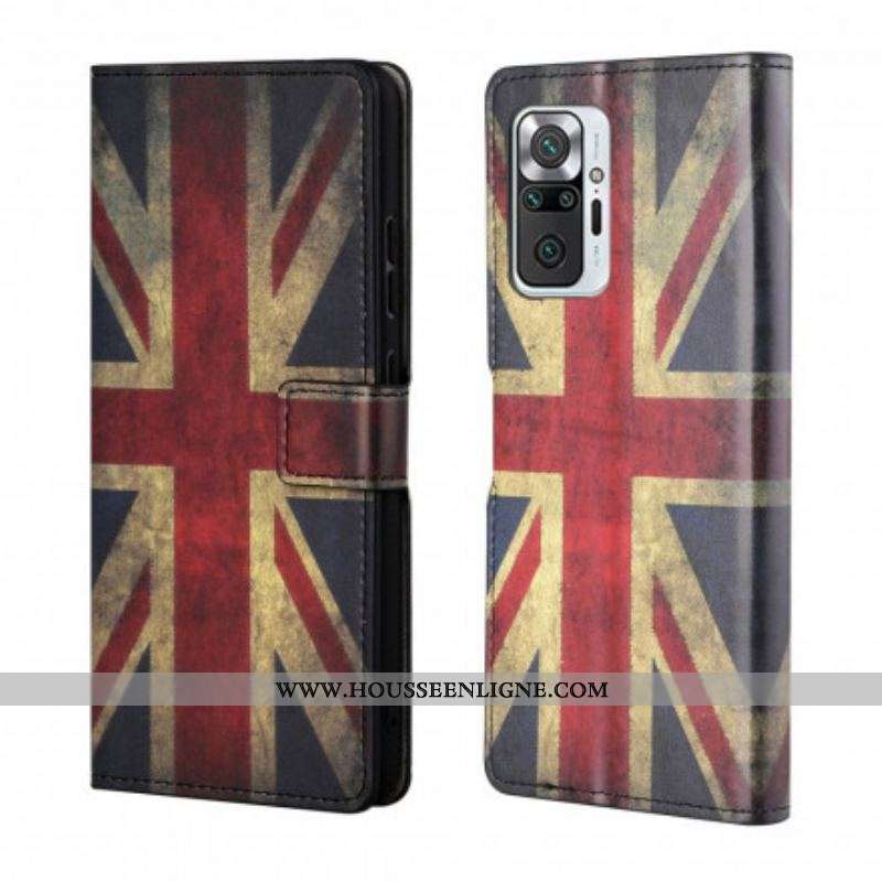 Housse Xiaomi Redmi Note 10 Pro Drapeau Angleterre