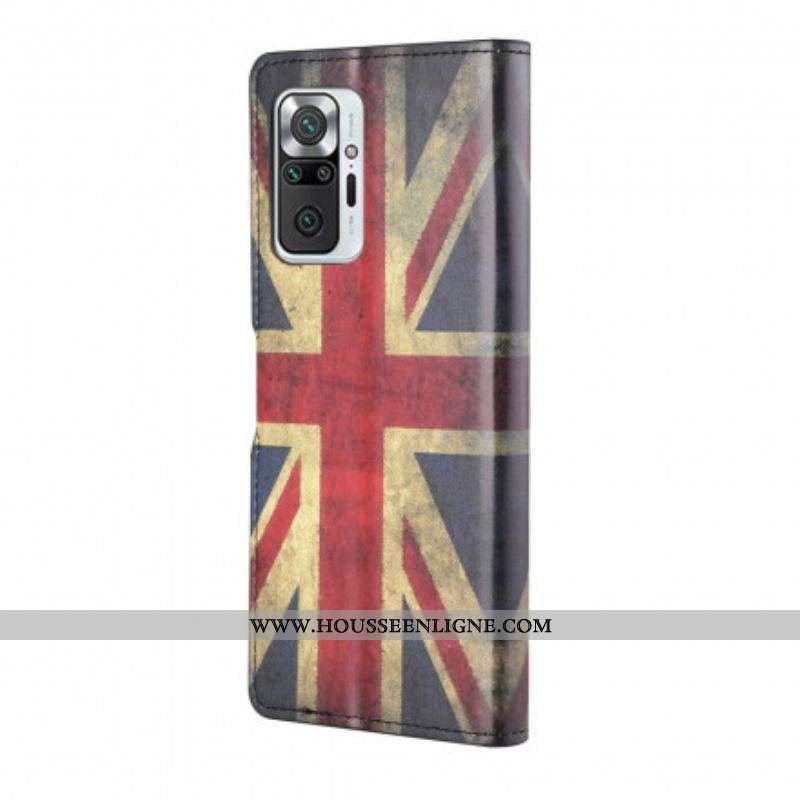 Housse Xiaomi Redmi Note 10 Pro Drapeau Angleterre