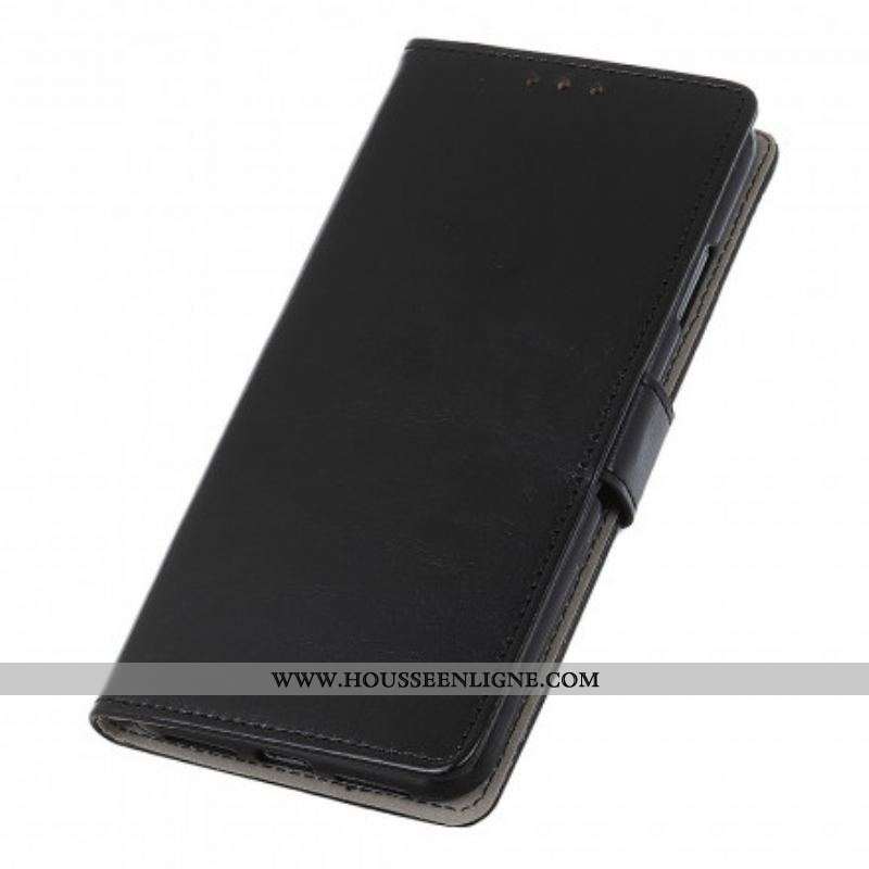 Housse Xiaomi Redmi Note 10 Pro Effet Cuir Classique