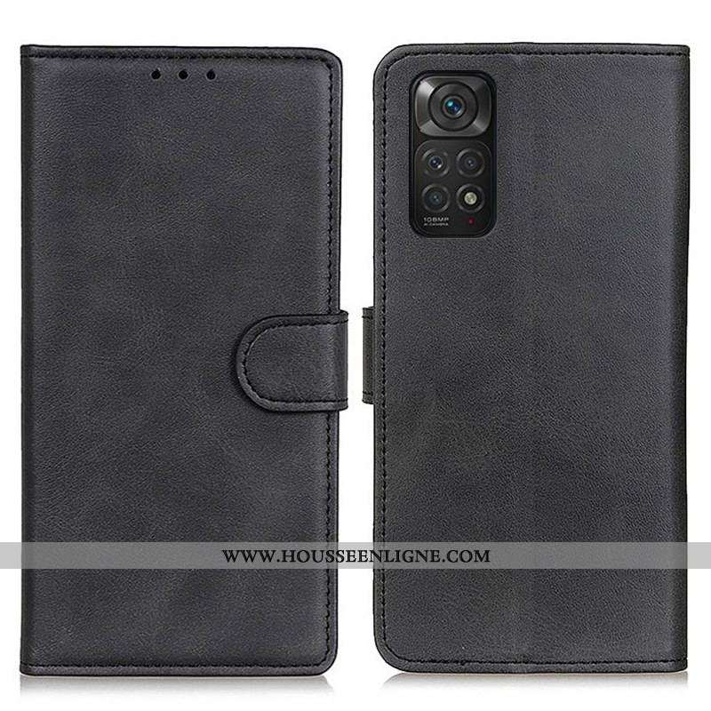 Housse Xiaomi Redmi Note 11 / 11s Effet Cuir Mat Rétro