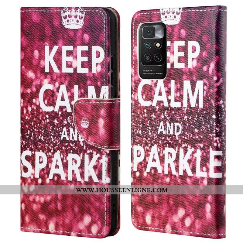 Housse Xiaomi Redmi Note 11 / 11s Keep Calm and Sparkle