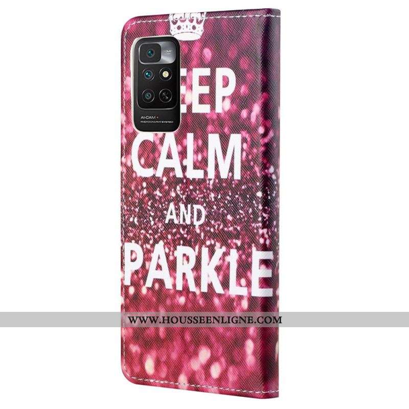 Housse Xiaomi Redmi Note 11 / 11s Keep Calm and Sparkle