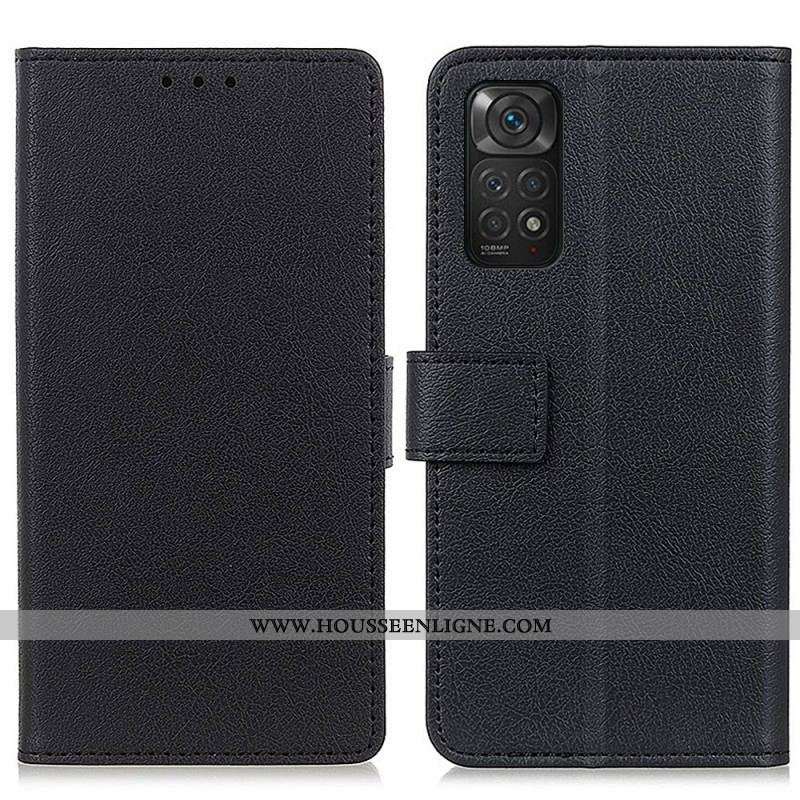 Housse Xiaomi Redmi Note 11 / 11s Simili Cuir Litchi Premium