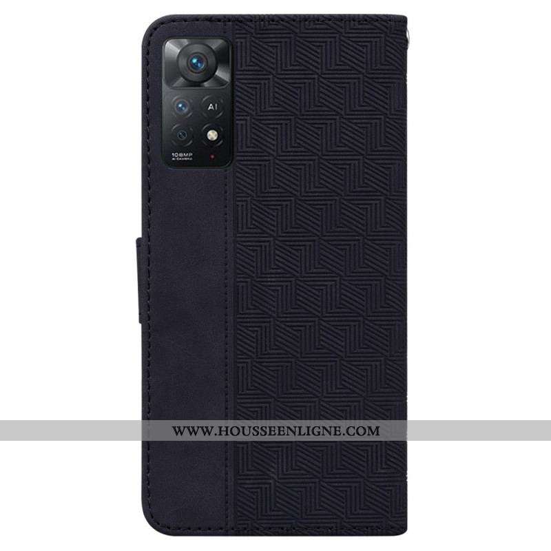 Housse Xiaomi Redmi Note 11 Pro / Note 11 Pro 5G Motif à Lanière