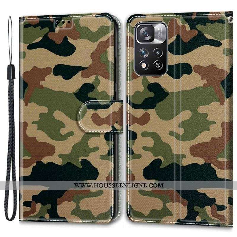 Housse Xiaomi Redmi Note 11 Pro Plus 5G Camouflage Militaire