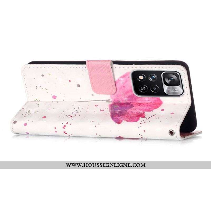 Housse Xiaomi Redmi Note 11 Pro Plus 5G Coquelicot Aquarelle