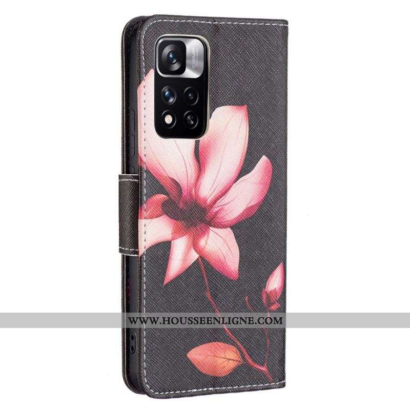 Housse Xiaomi Redmi Note 11 Pro Plus 5G Fleur Rose