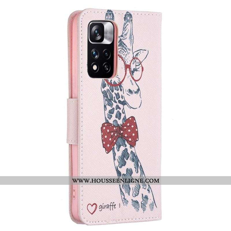 Housse Xiaomi Redmi Note 11 Pro Plus 5G Girafe Intello