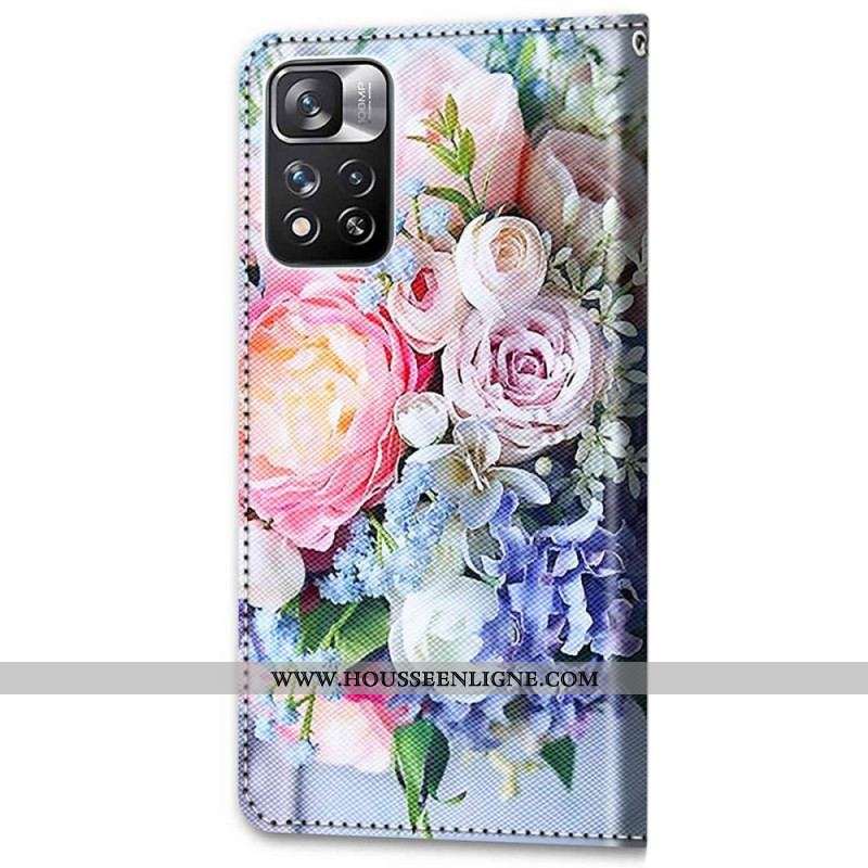 Housse Xiaomi Redmi Note 11 Pro Plus 5G Merveille Florale