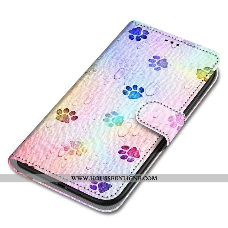 Housse Xiaomi Redmi Note 11 Pro Plus 5G Traces de Chat