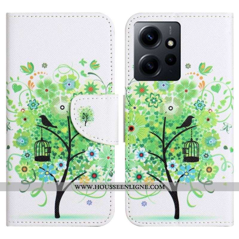 Housse Xiaomi Redmi Note 12 4G Arbre au Feuillage Vert