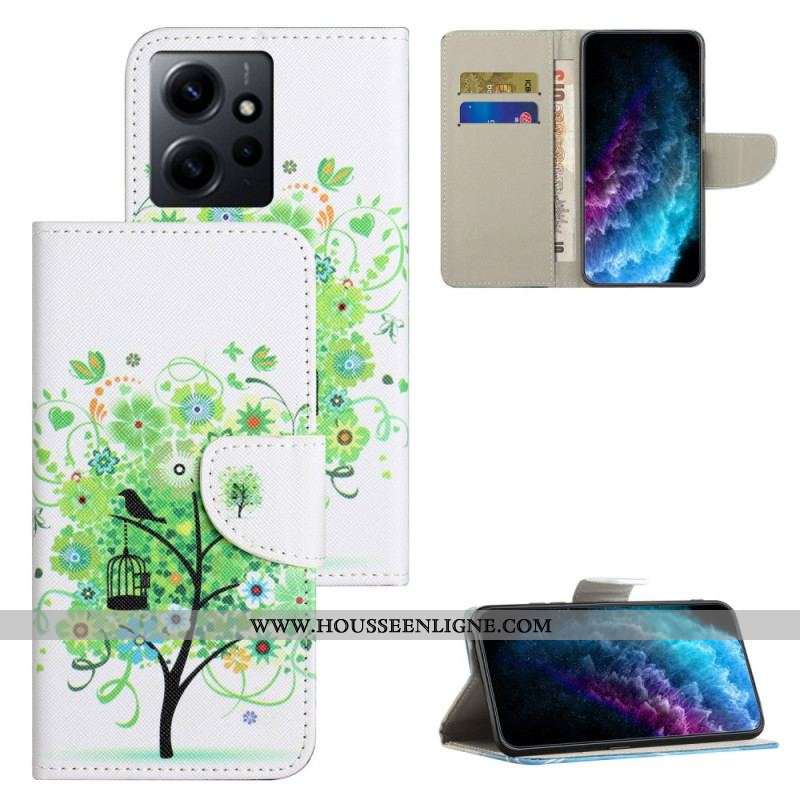 Housse Xiaomi Redmi Note 12 4G Arbre au Feuillage Vert