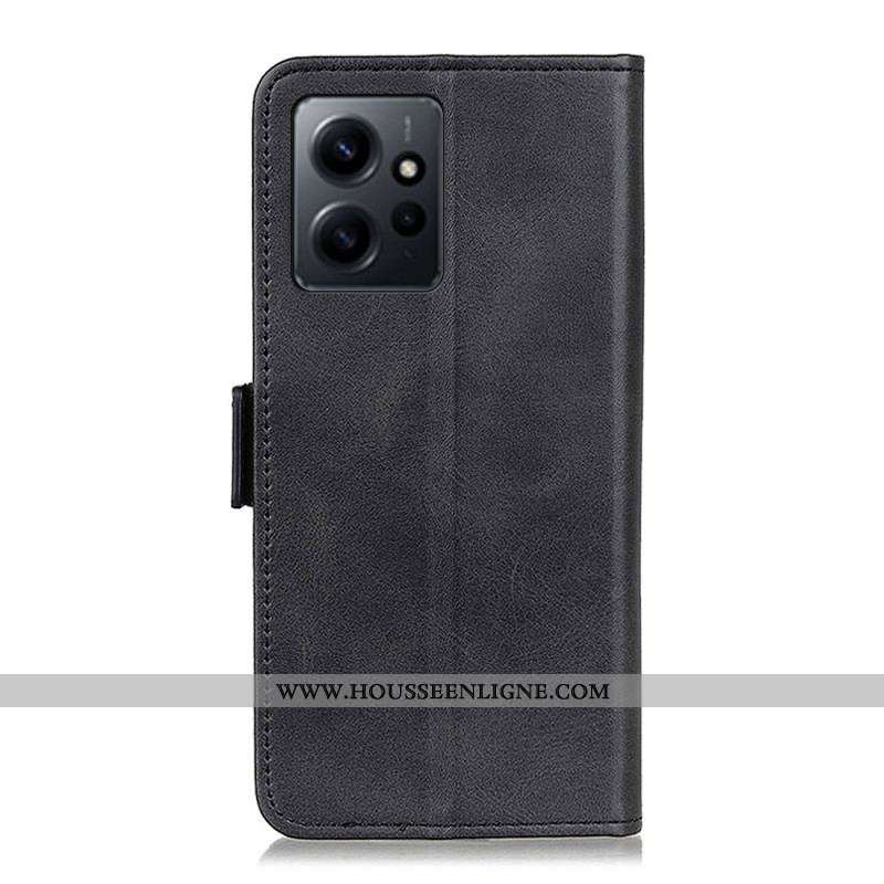 Housse Xiaomi Redmi Note 12 4G Double Fermoir