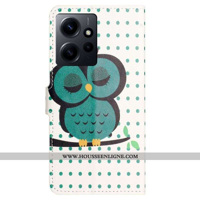 Housse Xiaomi Redmi Note 12 4G Hibou Endormi