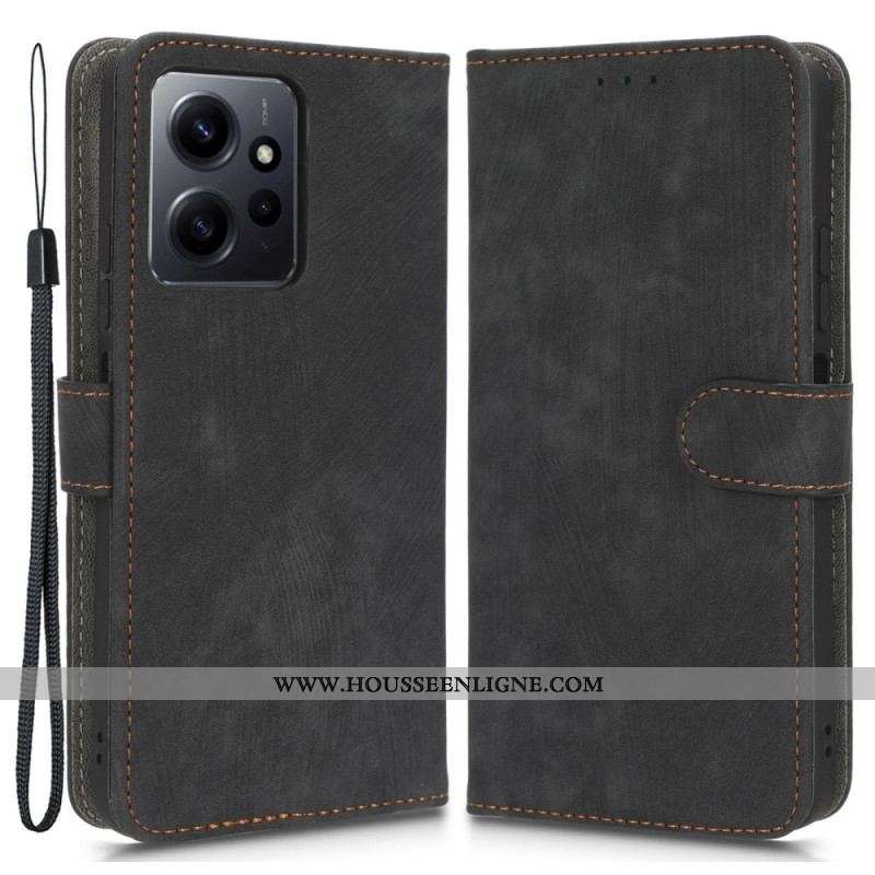 Housse Xiaomi Redmi Note 12 4G Vintage Coutures Apparentes