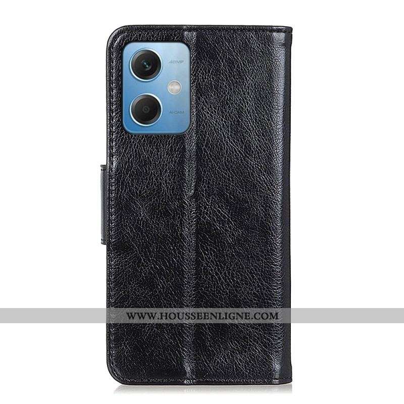 Housse Xiaomi Redmi Note 12/Poco X5 5G Cuir Nappa Fendu