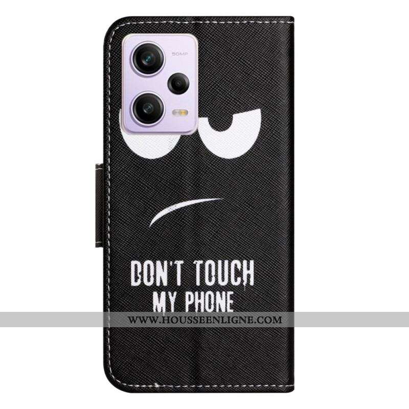 Housse Xiaomi Redmi Note 12/Poco X5 5G Don't Touch my Phone