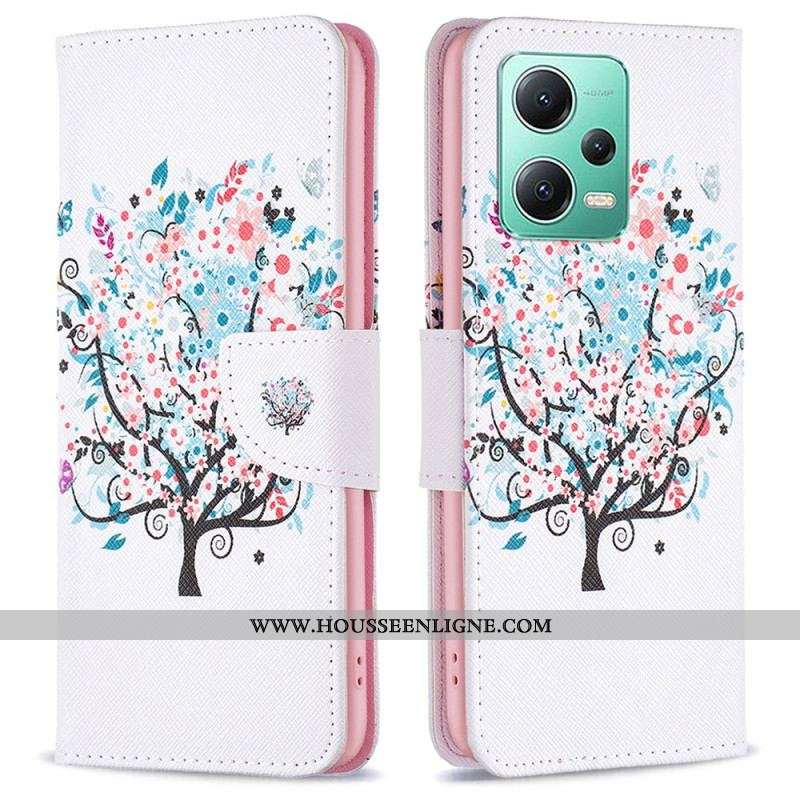 Housse Xiaomi Redmi Note 12/Poco X5 5G Flowered Tree