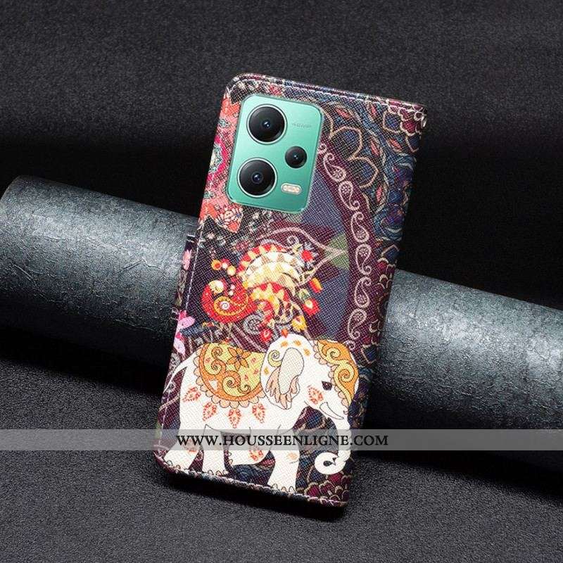 Housse Xiaomi Redmi Note 12/Poco X5 5G Éléphant Tribal