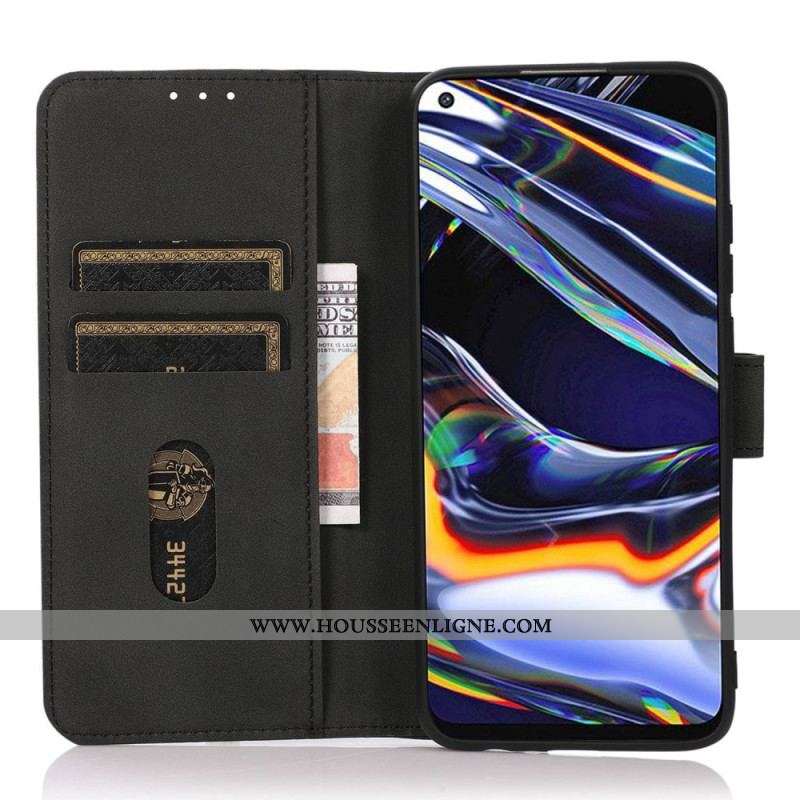 Housse Xiaomi Redmi Note 12 Pro Plus Effet Cuir Fashion KHAZNEH