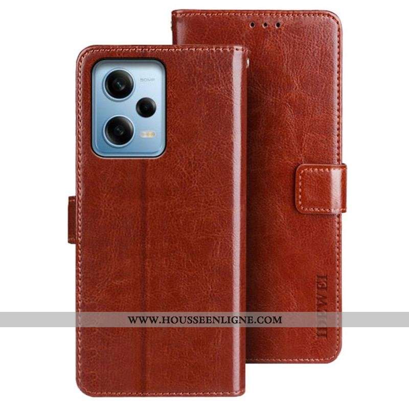 Housse Xiaomi Redmi Note 12 Pro/Poco X5 Pro 5G Simili Cuir IDEWEI