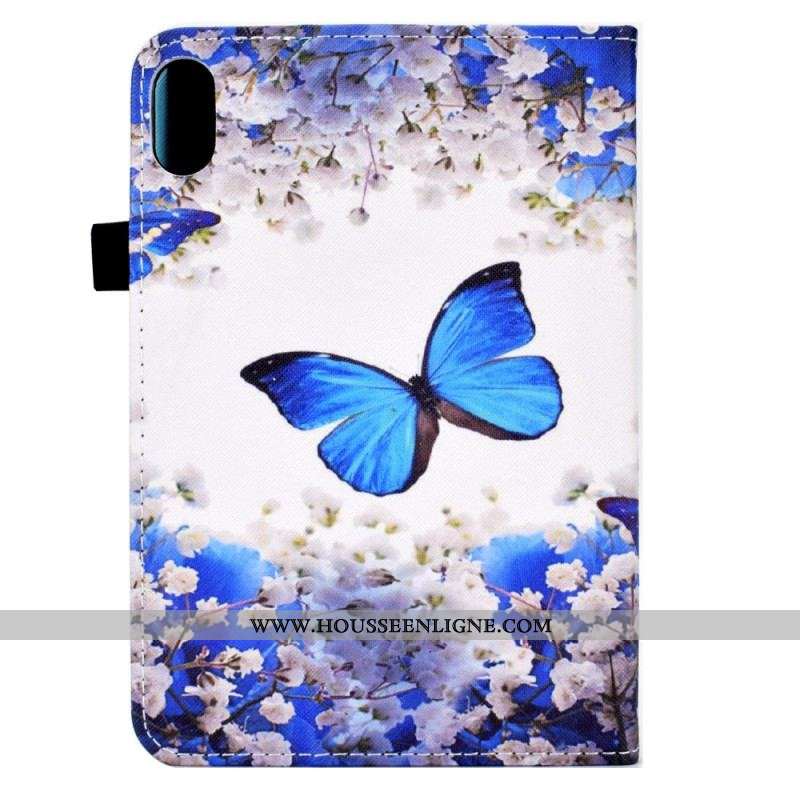 Housse iPad 10.9'' (2022) Papillons Bleus