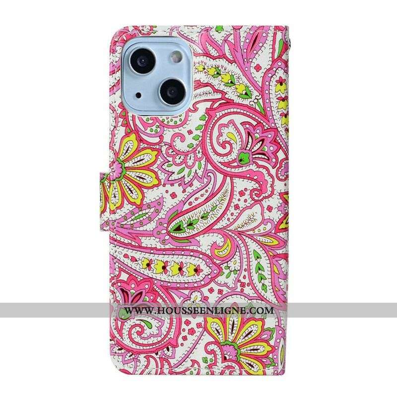 Housse iPhone 13 Mini Baroque Colorée