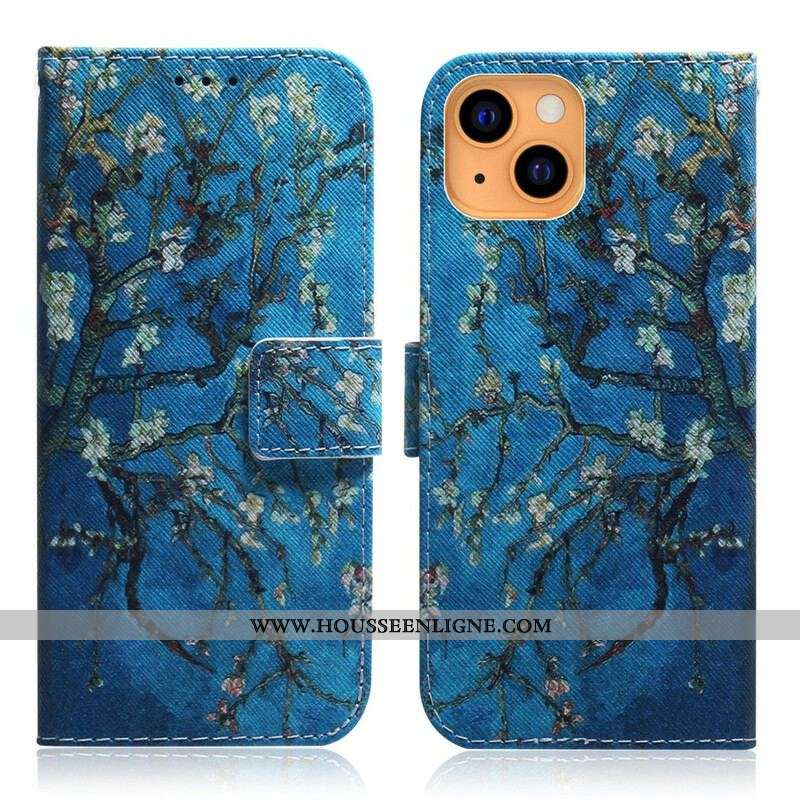 Housse iPhone 13 Mini Branche d'Arbre Fleuri