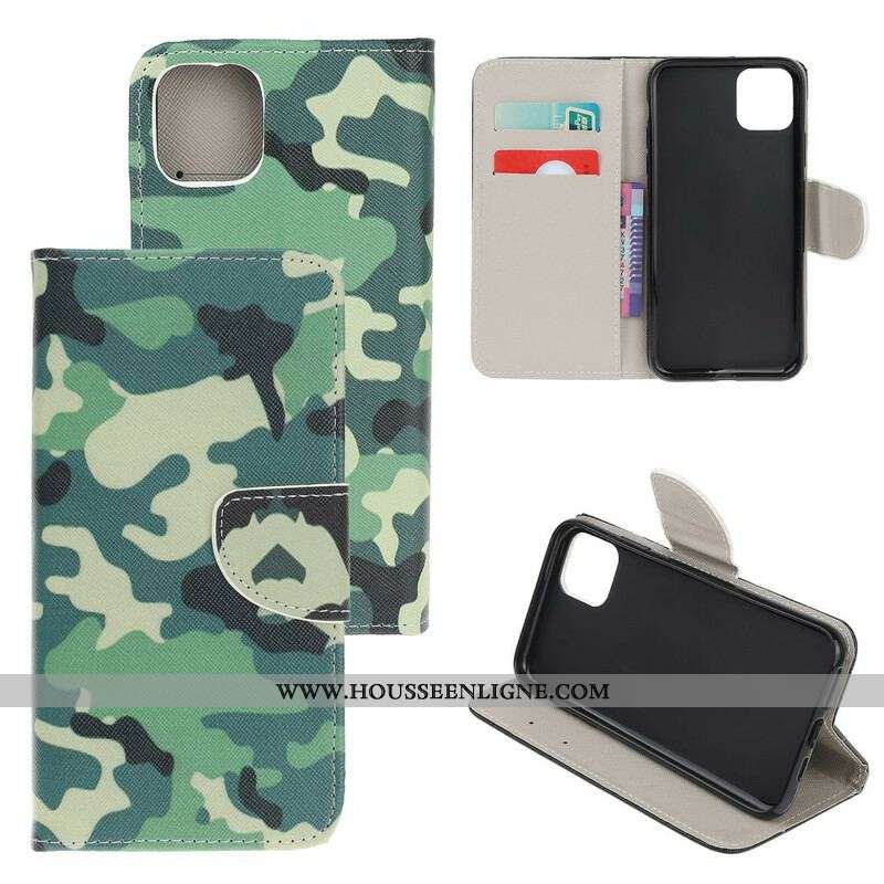 Housse iPhone 13 Mini Camouflage Militaire