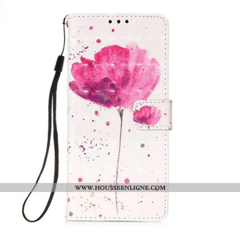 Housse iPhone 13 Mini Coquelicot Aquarelle