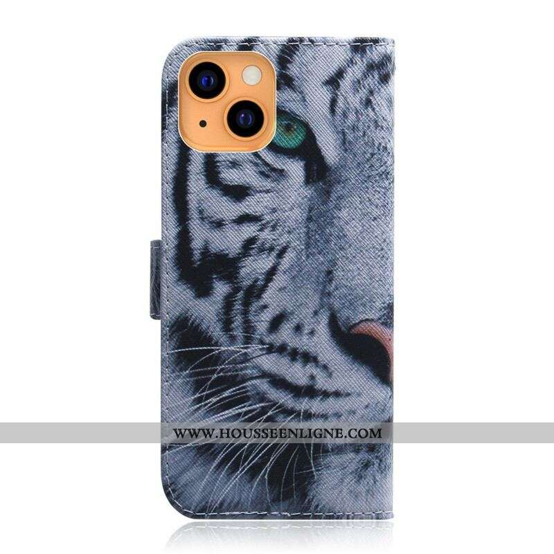 Housse iPhone 13 Mini Face de Tigre