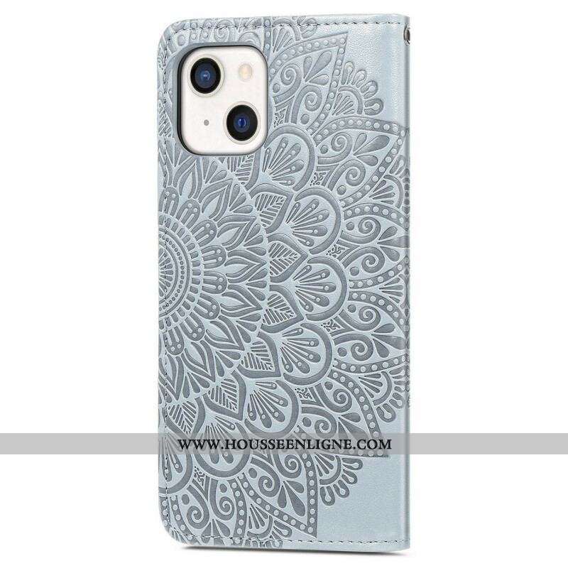 Housse iPhone 13 Mini Feuilles Tribales