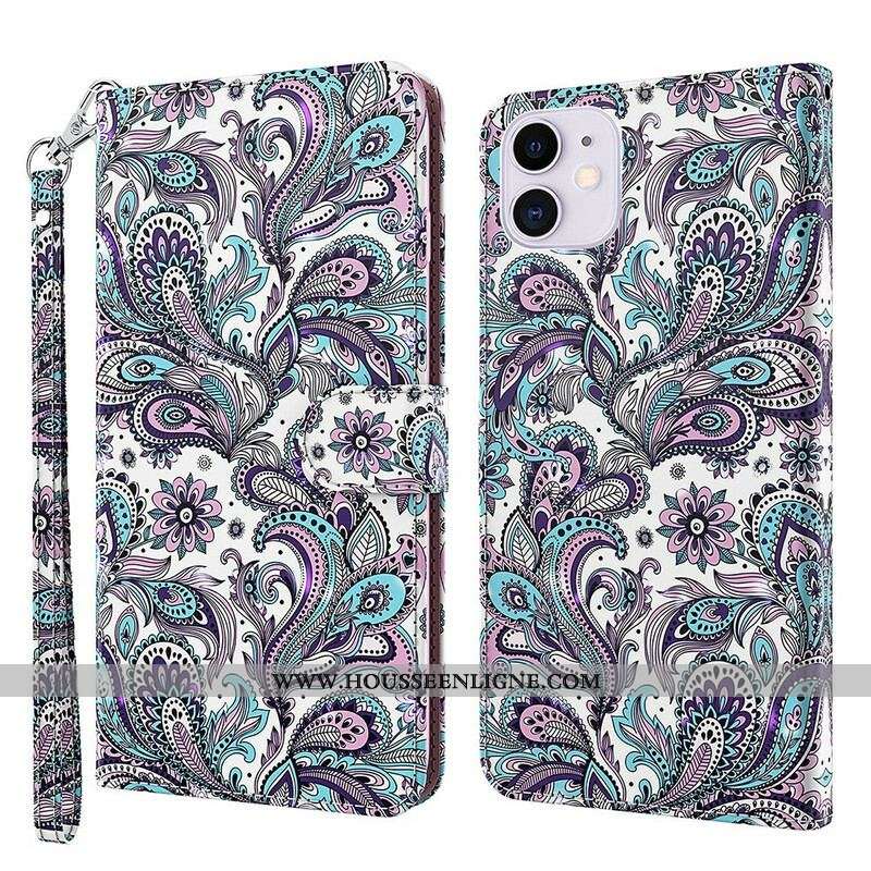 Housse iPhone 13 Mini Fleurs Motifs