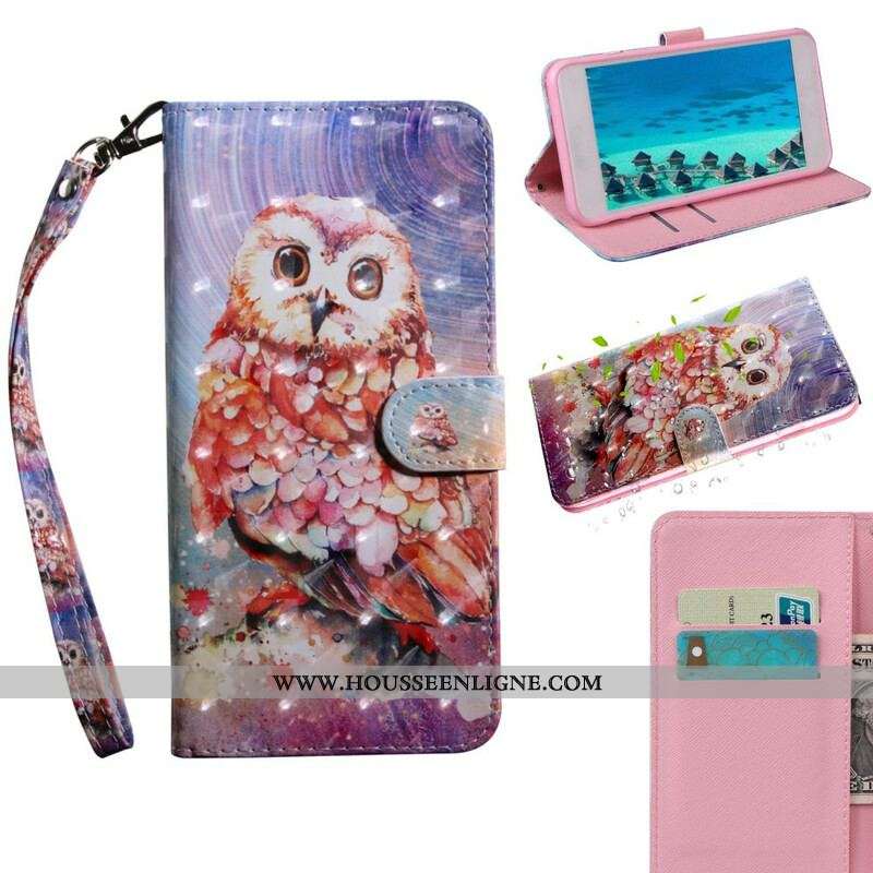 Housse iPhone 13 Mini Light Spot Germain le Hibou